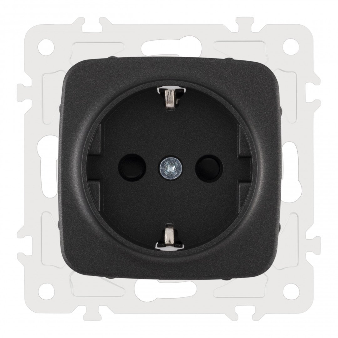 Розетка Arte Milano Am-205 205.40-1.black