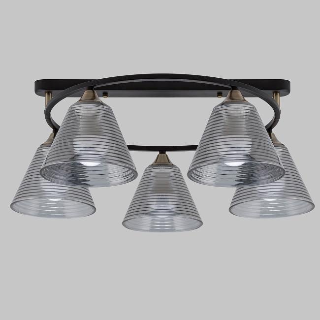 MD.5948-5-S-BK+AB Потолочная люстра IMEX MD.5948-5-S-BK+AB