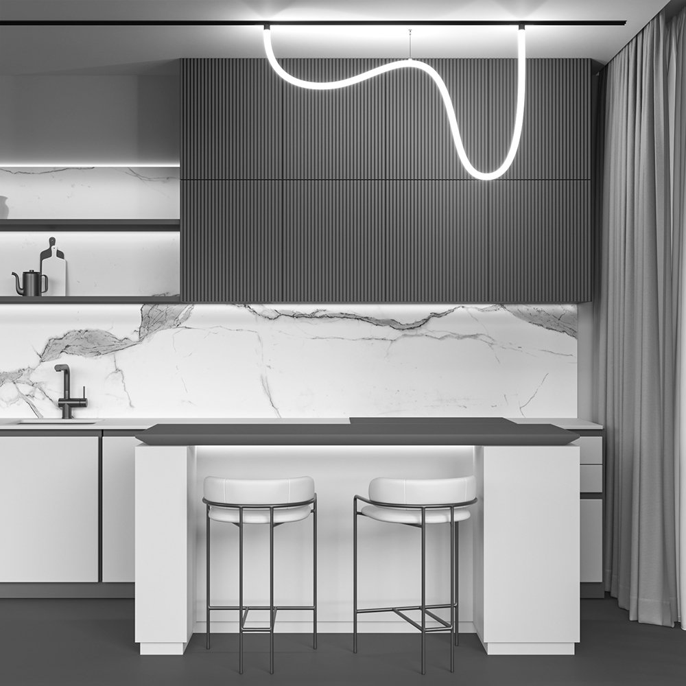 Трековый светильник Maytoni Tau Exility TR101-2-50W4K-B