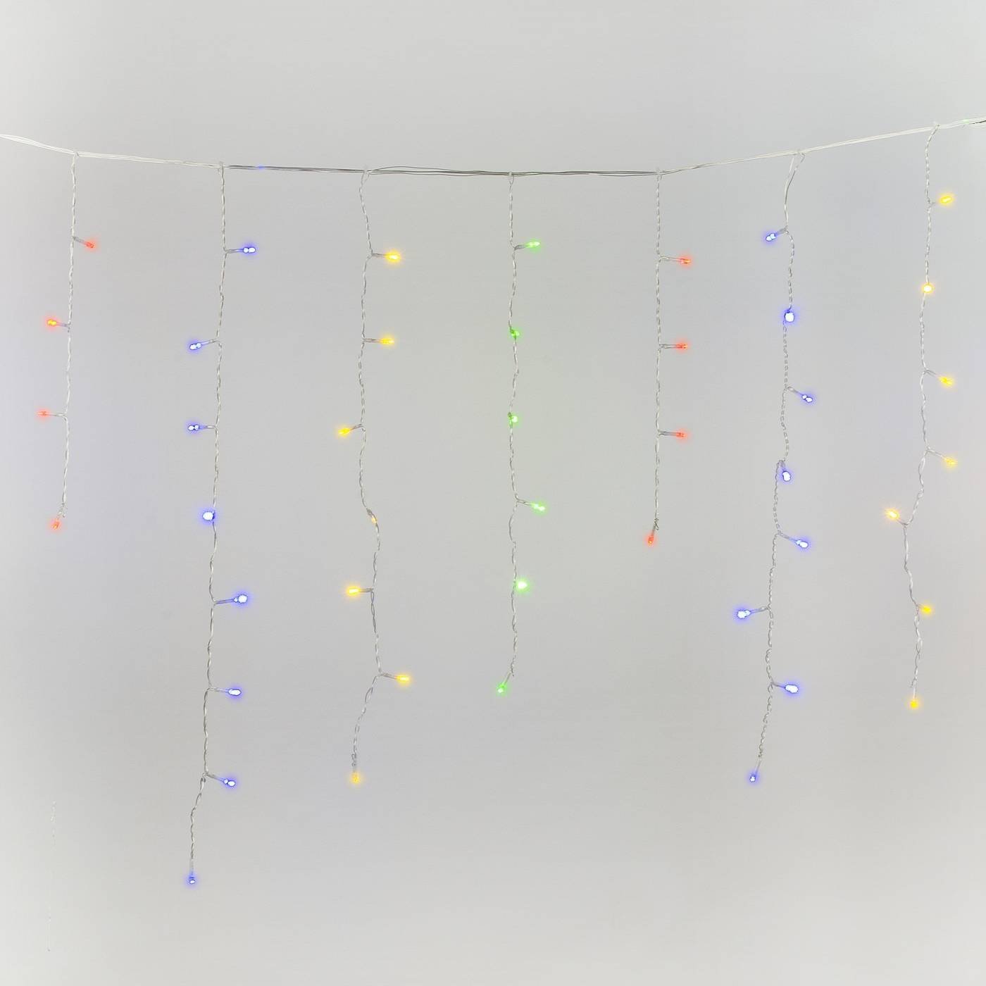 Бахрома светодиодная с эффектом мерцания, 25м Uniel ULD-B25006-440/TTK MULTI IP44