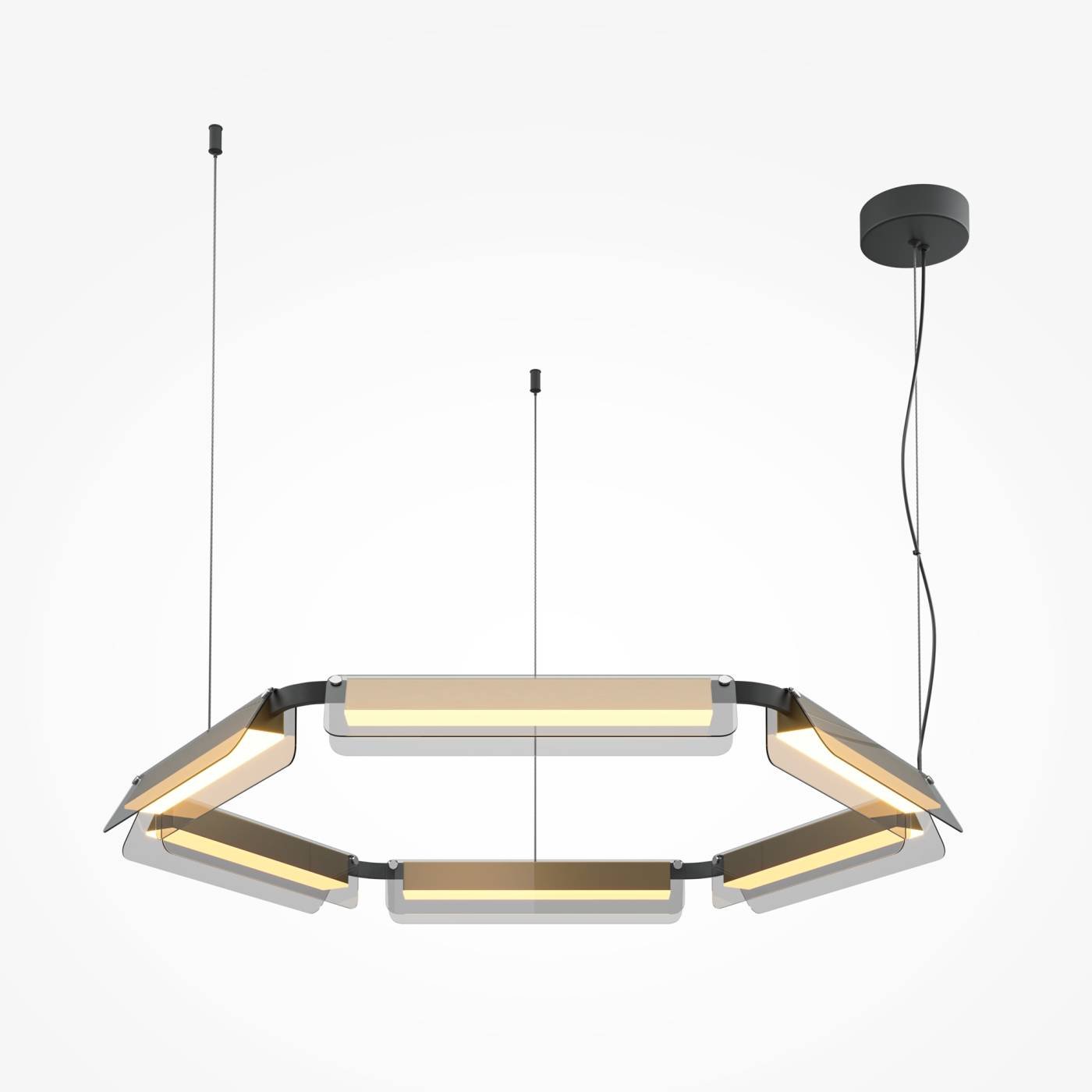 Подвесная люстра Maytoni Flat MOD296PL-L60BS3K
