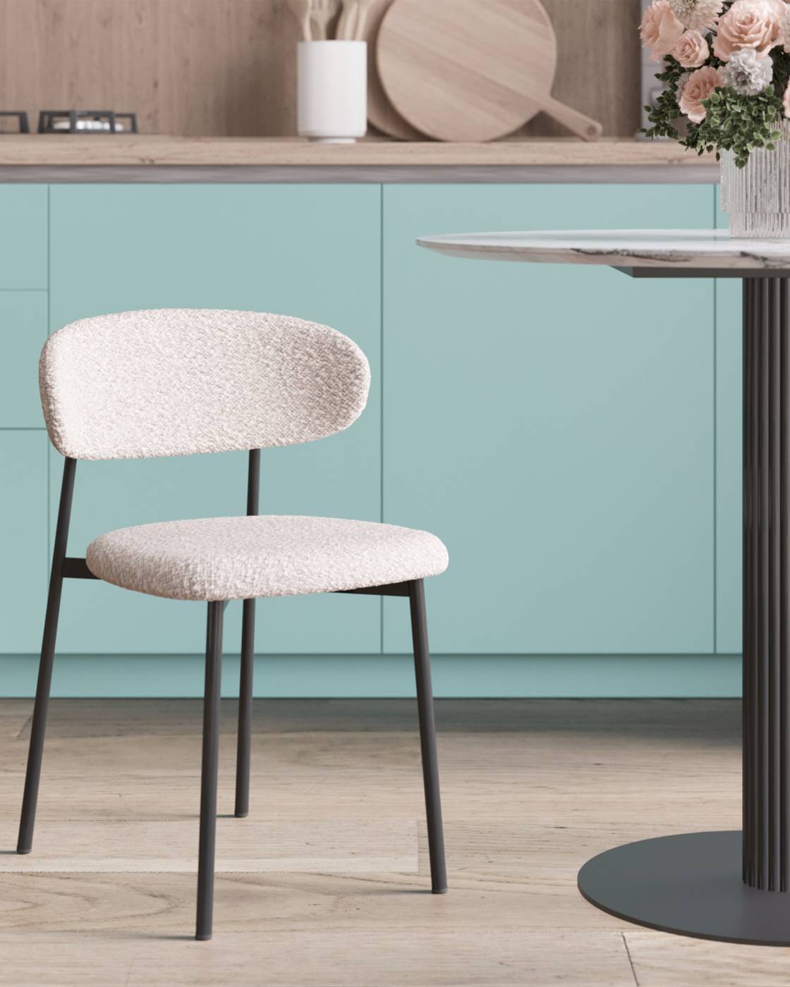 Обеденный стул Stool Group Sevyn 9102 l.grey UF998-14