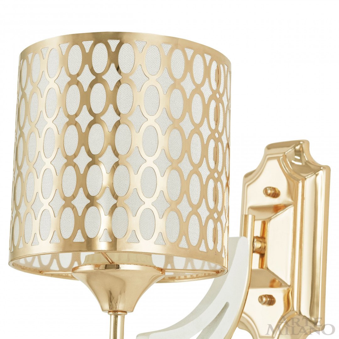 303387/1W Wh/Gd Настенное бра Arte Milano Florentia-3387 303387/1W Wh/Gd