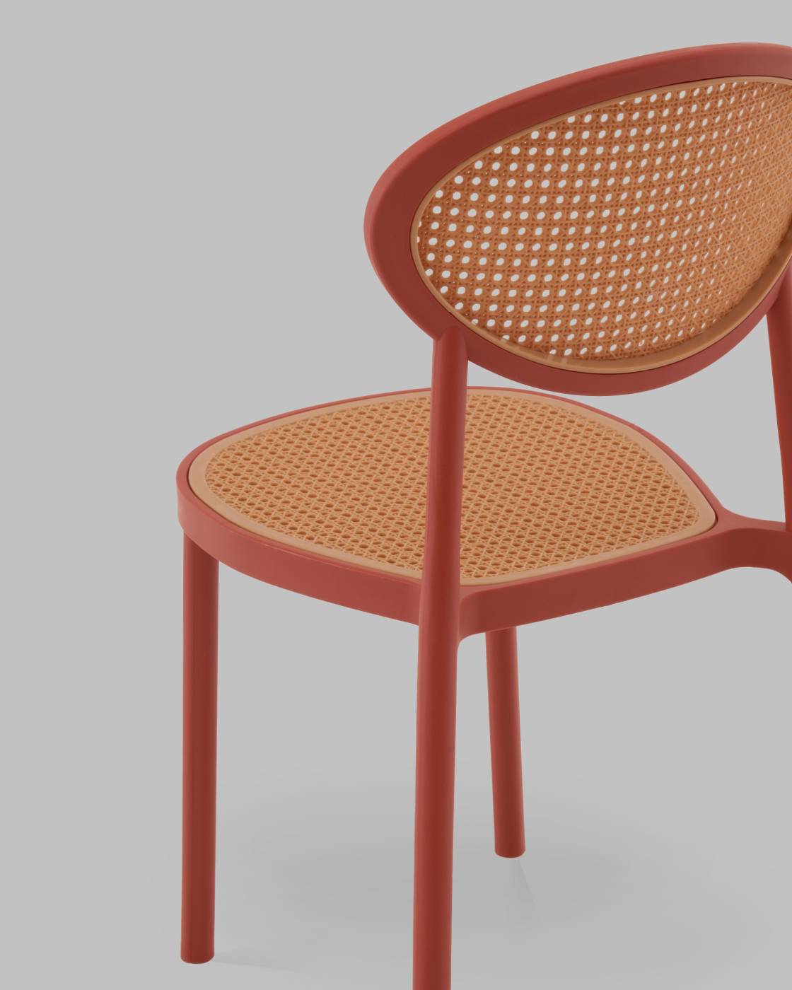 Стул пластиковый Stool Group Junie PP-245 red 36877
