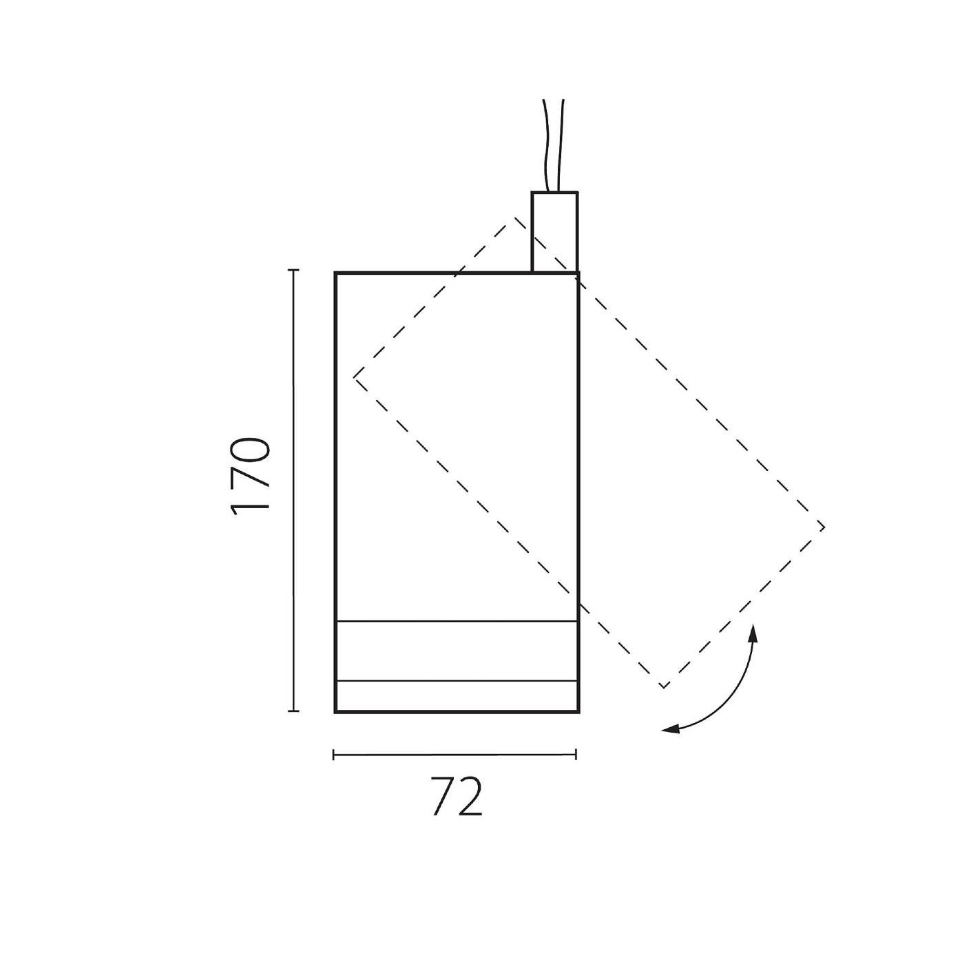 Светильник профессиональный тушка BARRA/QUATTRO Lightstar Canno Pro 304206