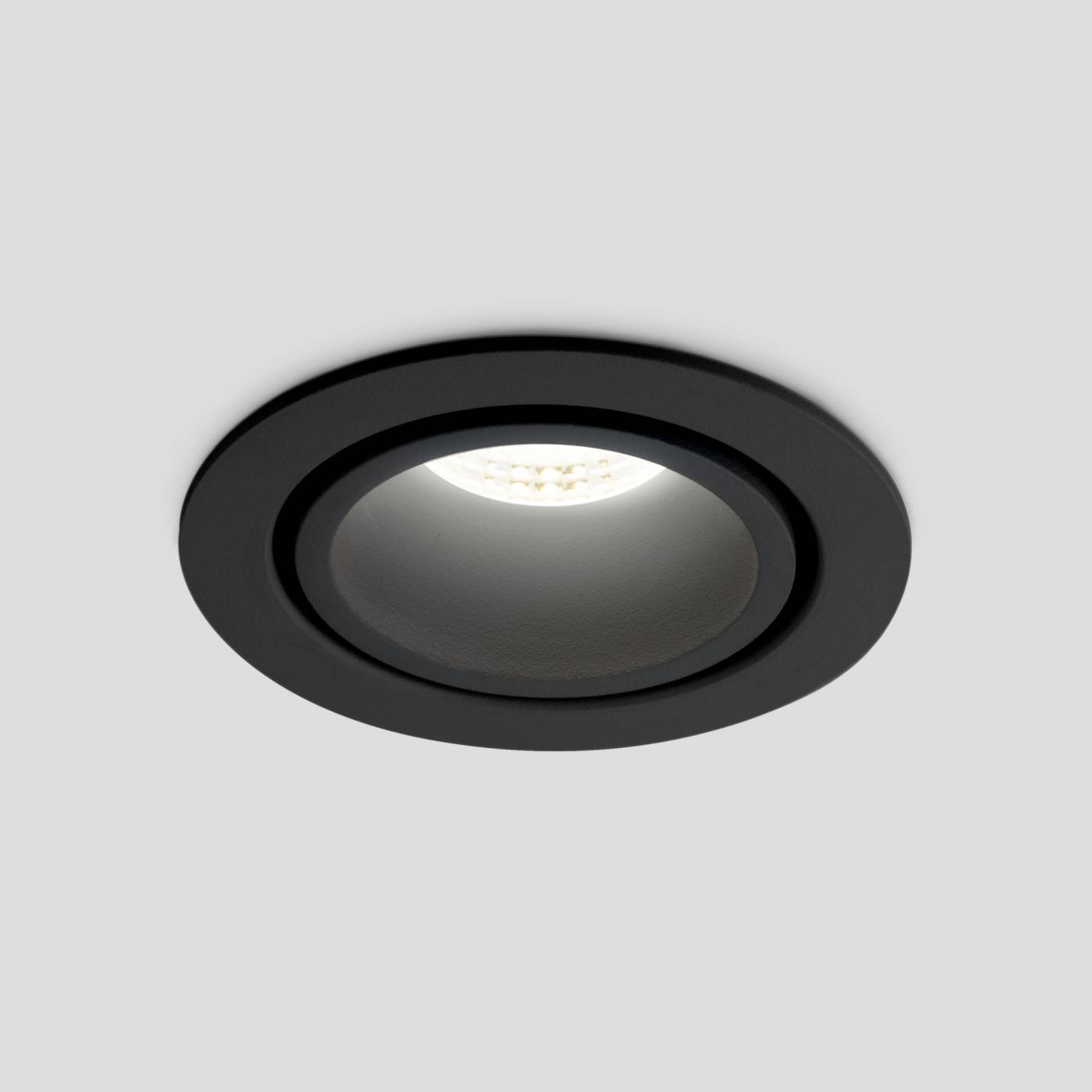 15267/LED 7W 4200K BK/BK черный/черный Встраиваемый светильник Elektrostandard 15267/LED 15267/LED 7W 4200K BK/BK черный/черный