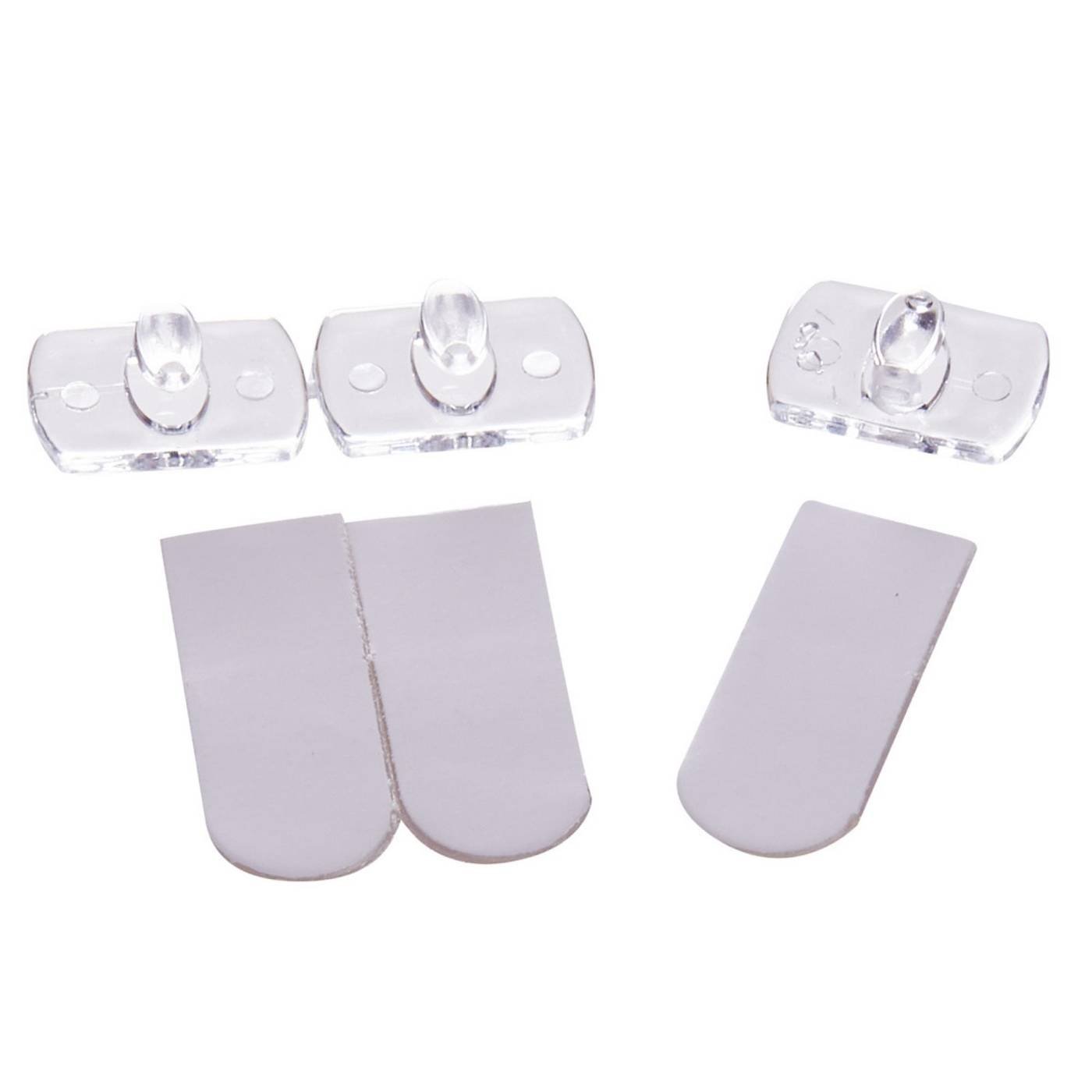 UCC-Y11 CLEAR 020 POLYBAG Крючки для монтажа гирлянд. Набор из 20 шт Uniel UCC-Y11 CLEAR 020 POLYBAG