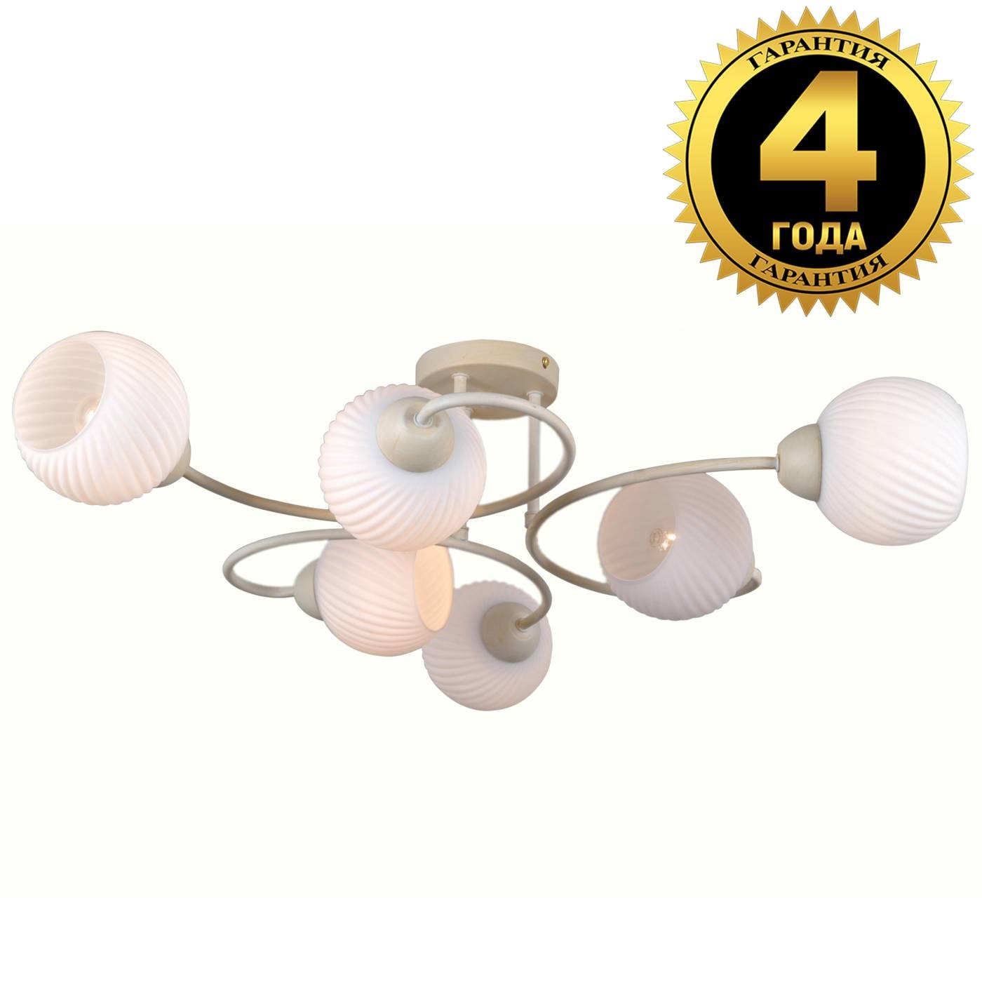 81400/6C BEIGE GOLD Потолочная люстра Natali Kovaltseva 81400 81400/6C BEIGE GOLD
