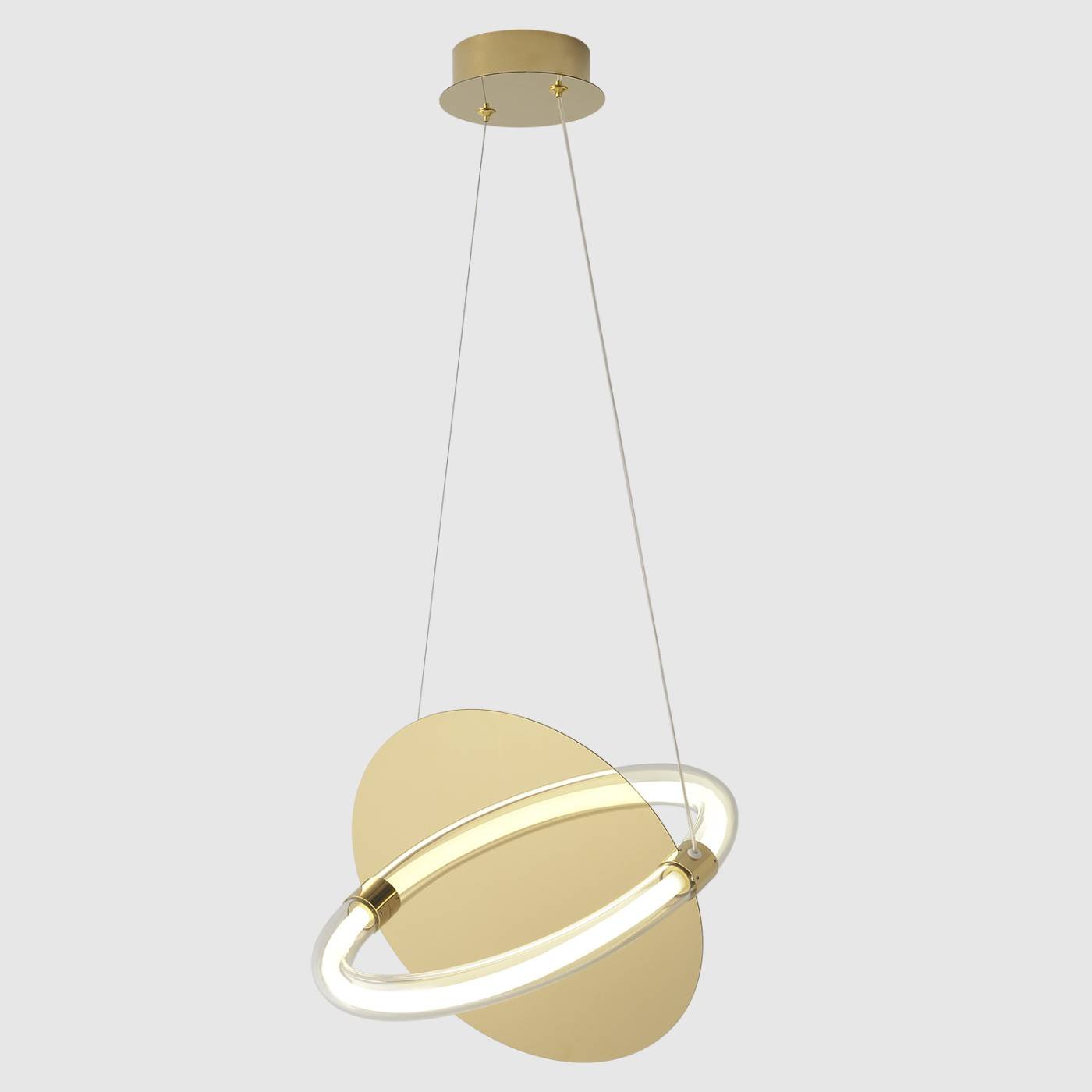 Светильник подвесной Crystal Lux Nebula NEBULA SP22W LED GOLD