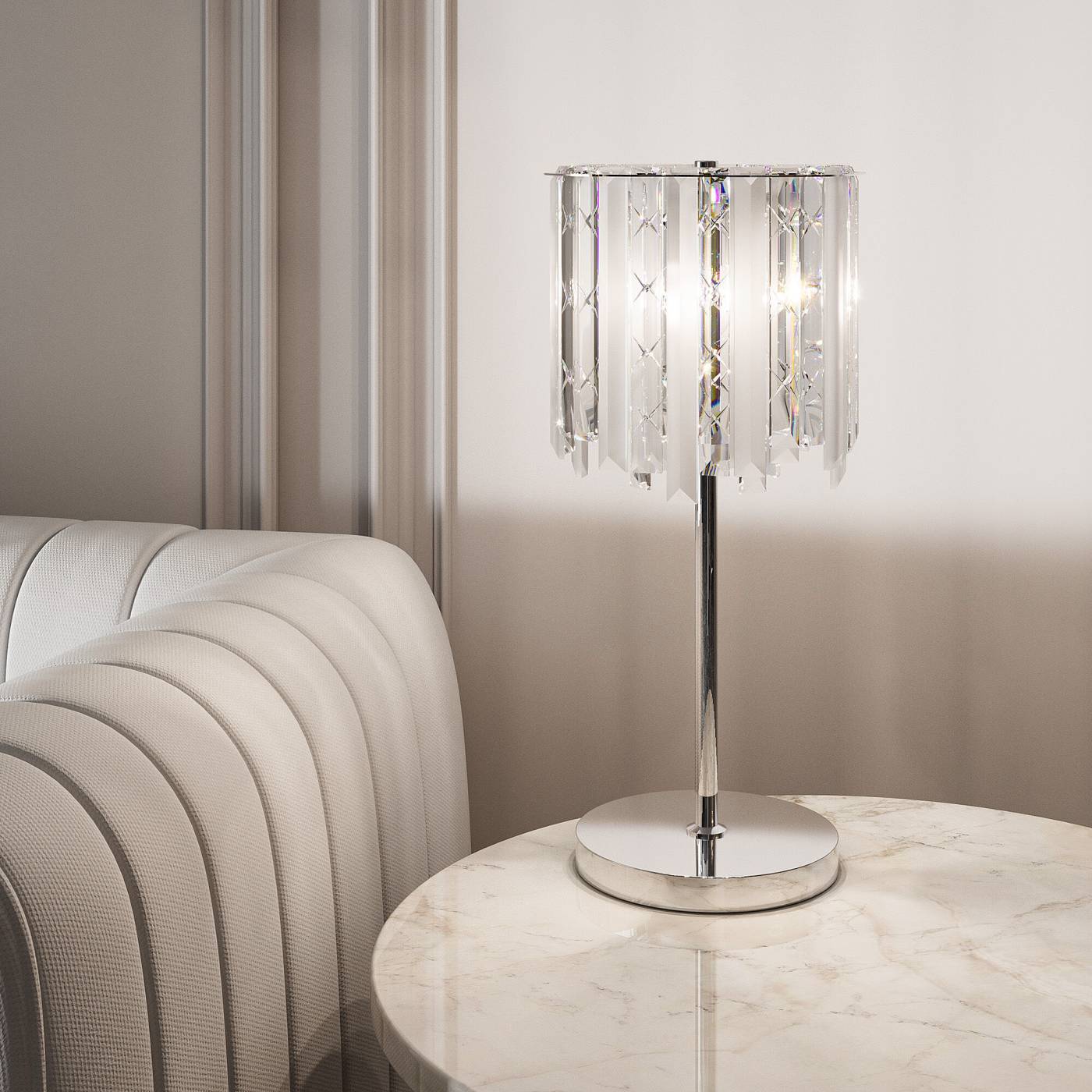 Настольная лампа Eurosvet Radiance 108011 хром