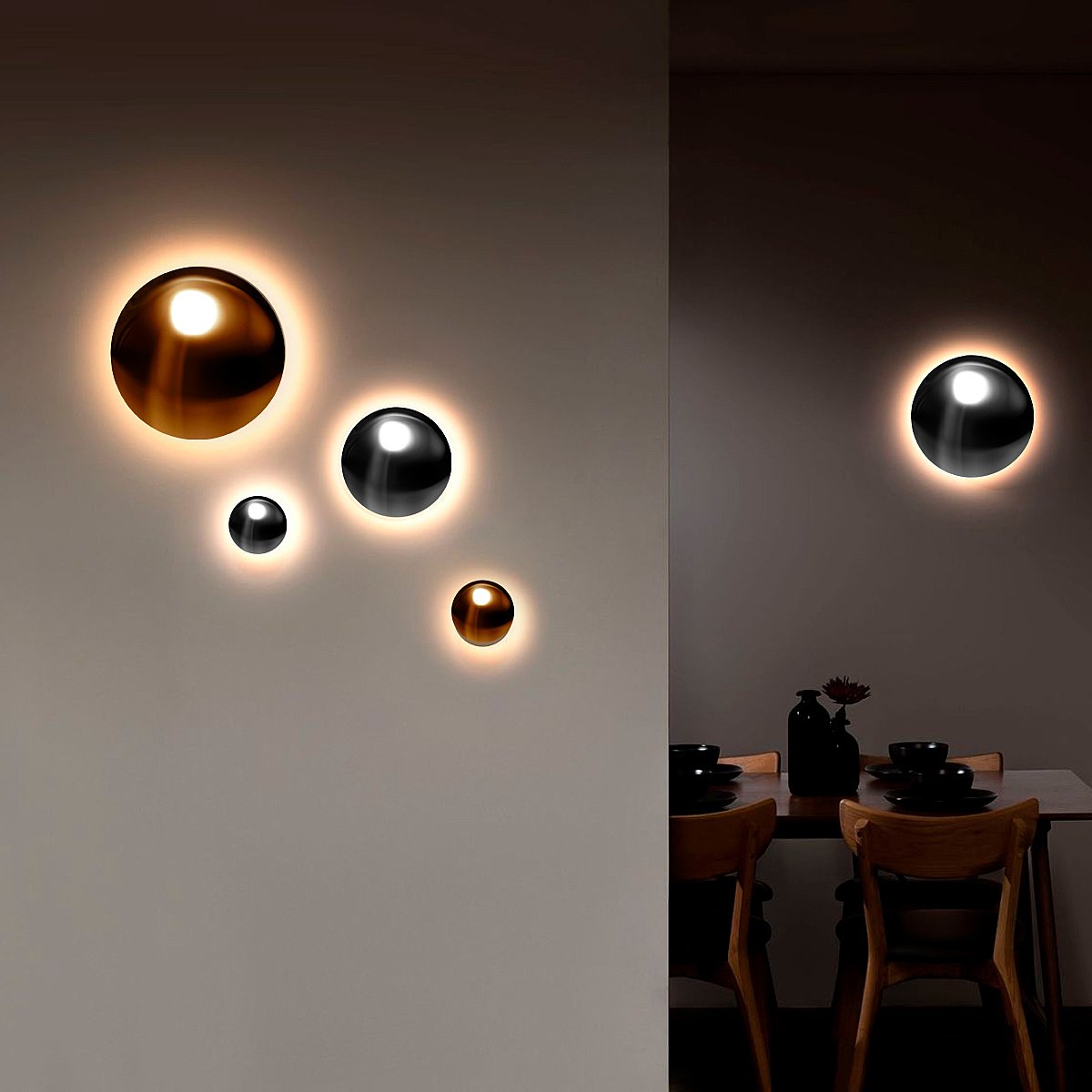 Настенный светильник Loft It Dot 10362M Chrome