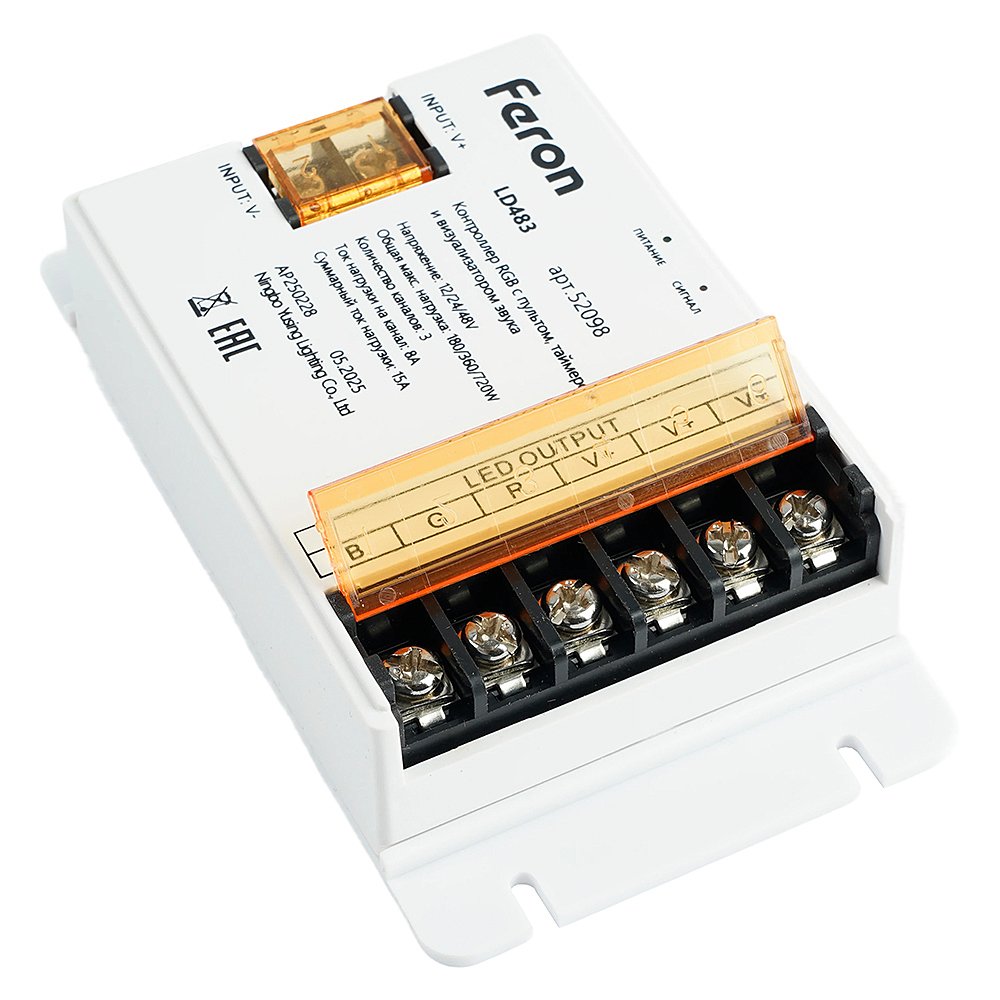 52098 Контроллер RGB с пультом Feron LD483 52098
