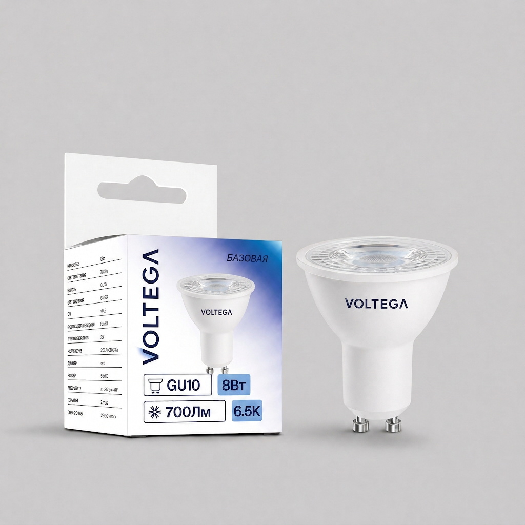 3246 Светодиодная лампочка Sofit GU10 Lens Voltega 3246