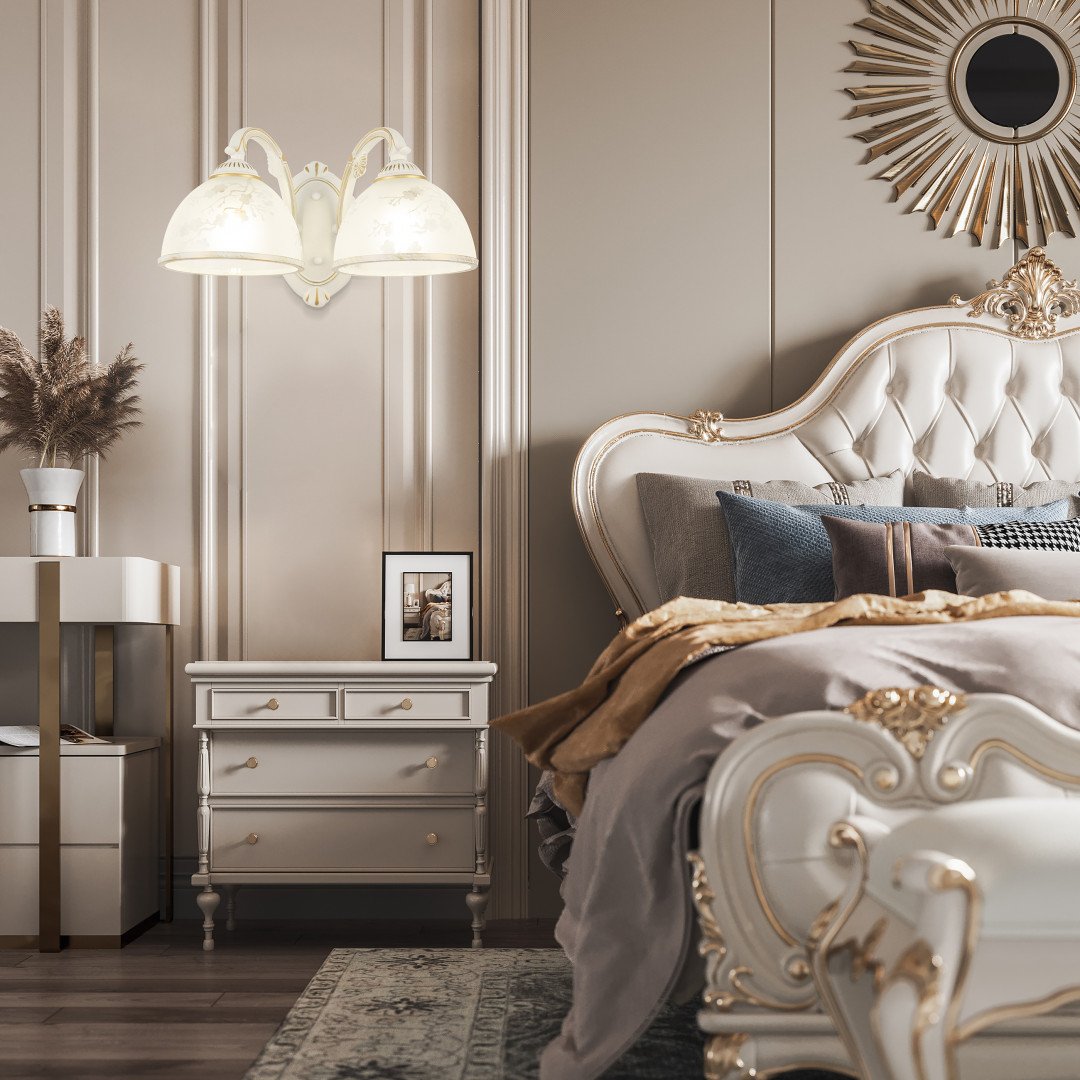 349737/2W WT+G Настенное бра Arte Milano Am349737 349737/2W WT+G