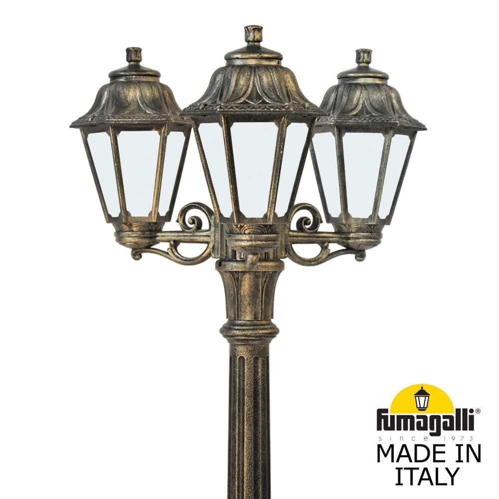 Столб фонарный уличный Fumagalli Anna E22.158.S30.BYF1R