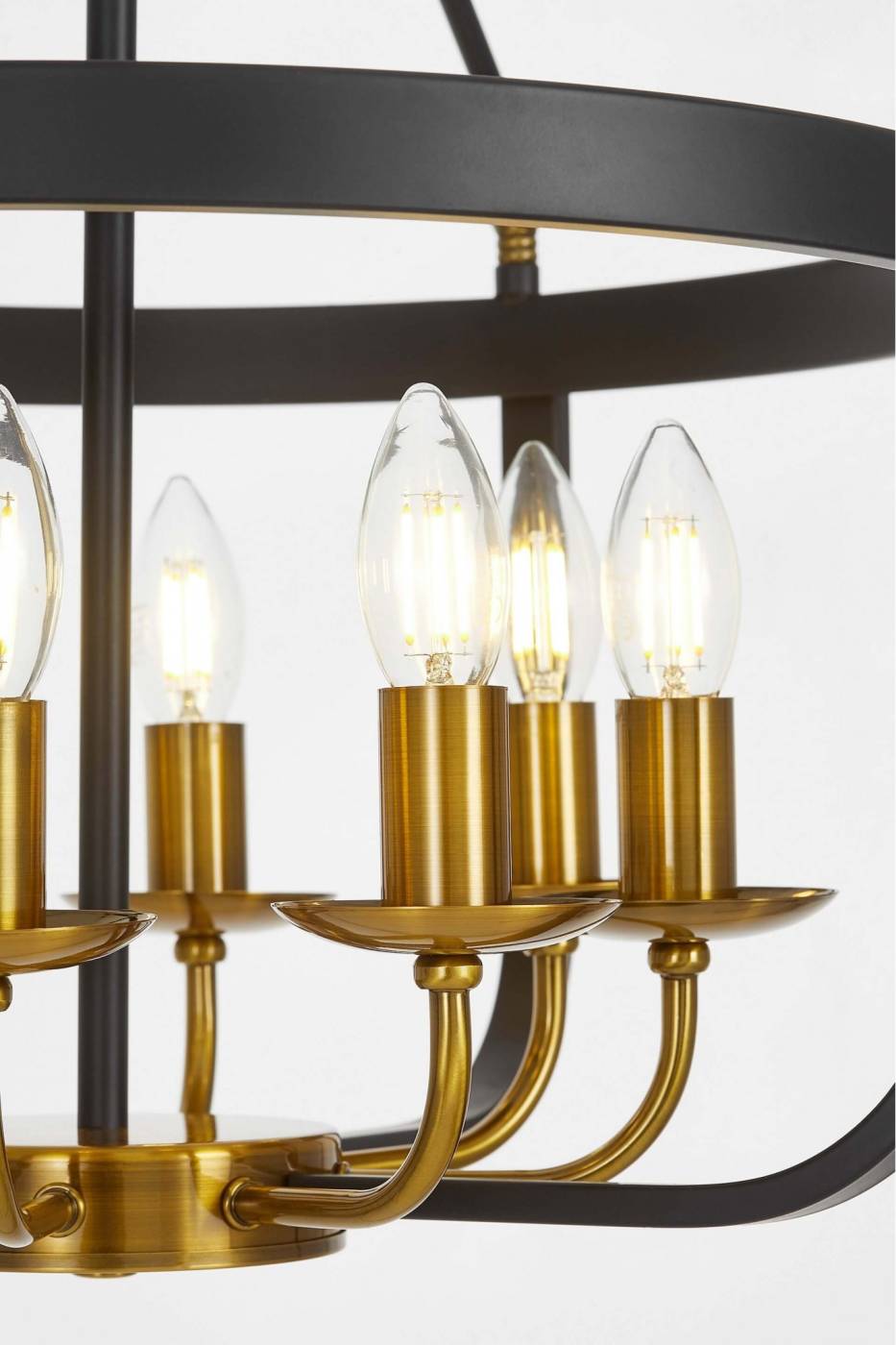 LDP 8024-8 BK+MD Подвесная люстра Lumina Deco Berling LDP 8024-8 BK+MD