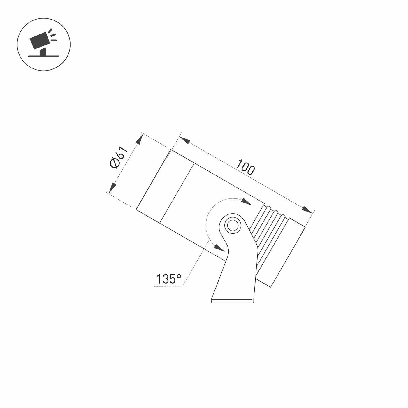 Прожектор уличный Arlight 032558