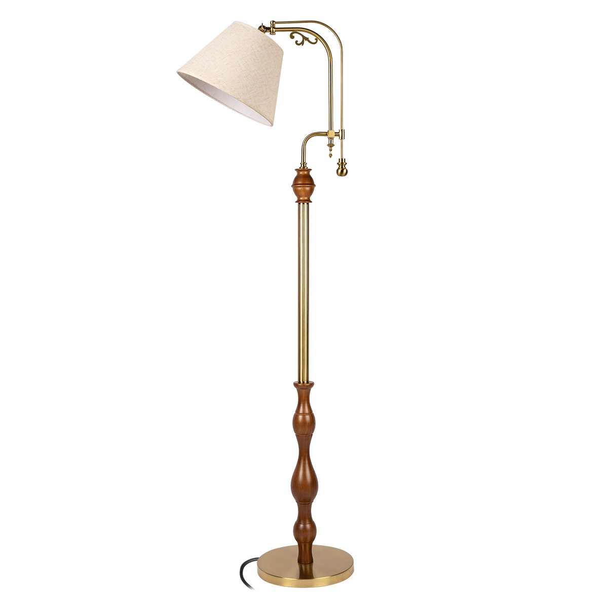 10569F Dark wood Торшер напольный Elaine Loft It 10569F Dark wood