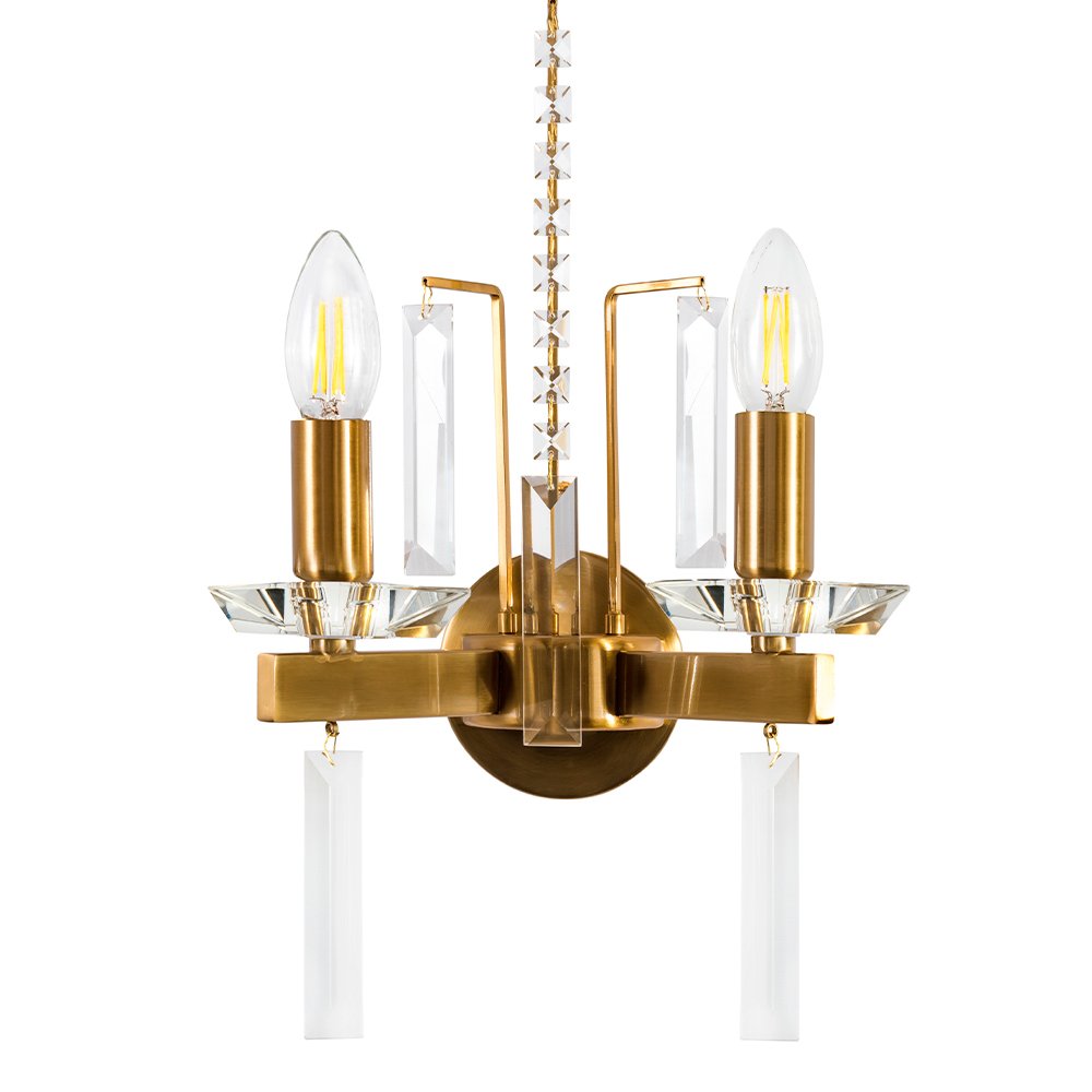 MARRON AP2 BRASS Настенное бра Crystal Lux Marron MARRON AP2 BRASS