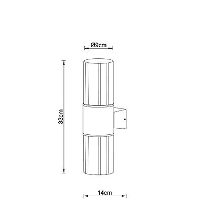 A6515AL-2BK Уличный настенный светильник Arte Lamp Seginus A6515AL-2BK