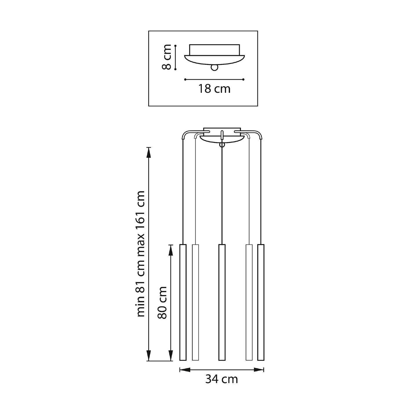 Светильник подвесной Lightstar Tubo L5T747433
