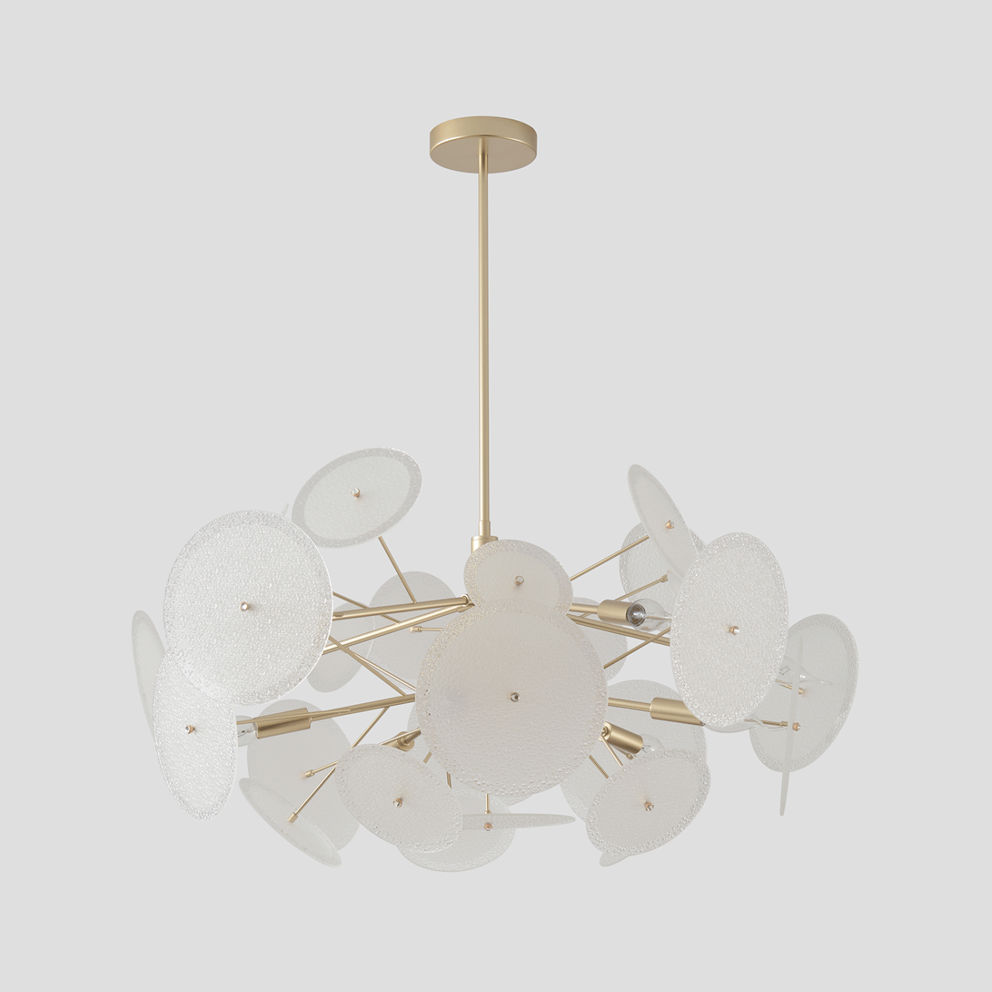 Люстра на штанге Crystal Lux Dandelion DANDELION SP10 GOLD