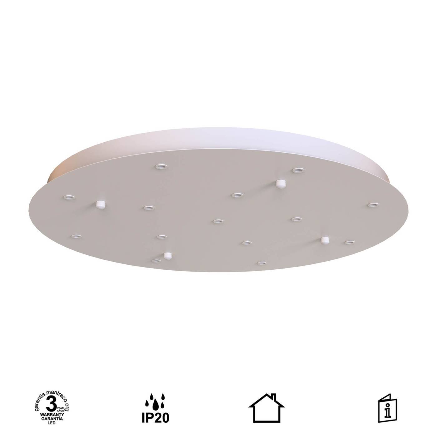 9370 Основание потолочное 14L MODULAR LIGHT FLORONES