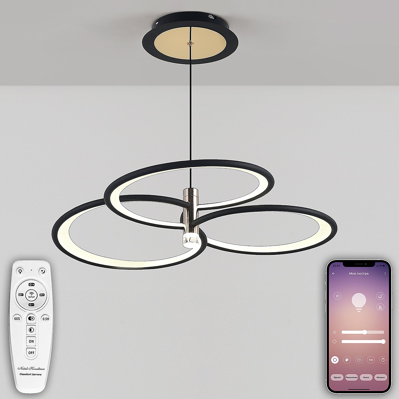 LED LAMPS 81363 Подвесная люстра Natali Kovaltseva LED LAMPS 81363