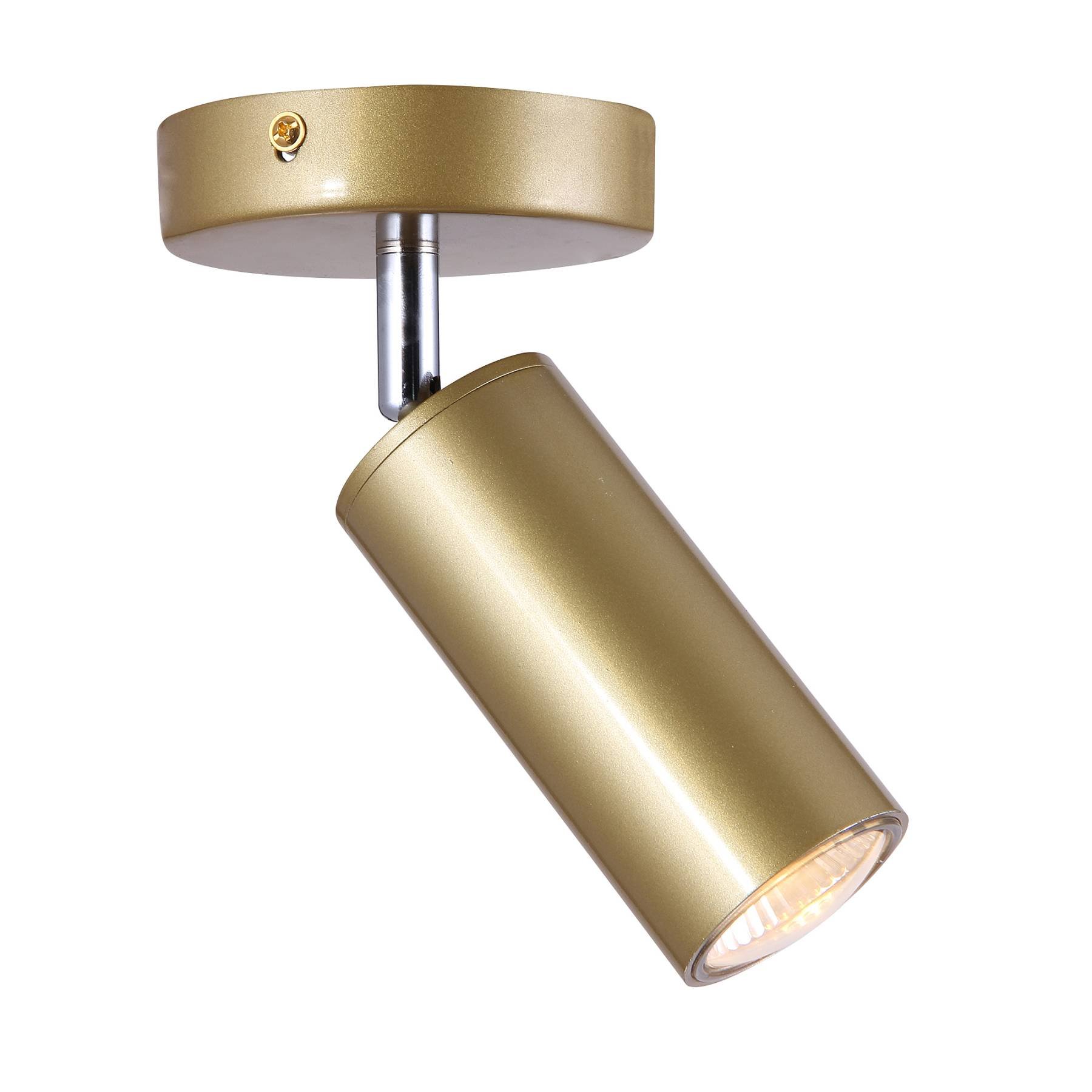 TRINITY 76055/1W GOLD SATIN Светильник спот Natali Kovaltseva Trinity TRINITY 76055/1W GOLD SATIN