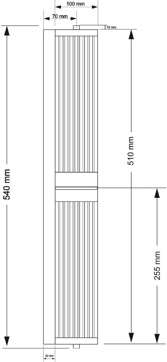 Настенное бра Kutek Loretto LOR-K-2(BN)