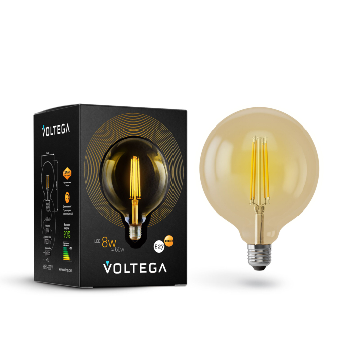 Ретро лампа Voltega LOFT LED 6838