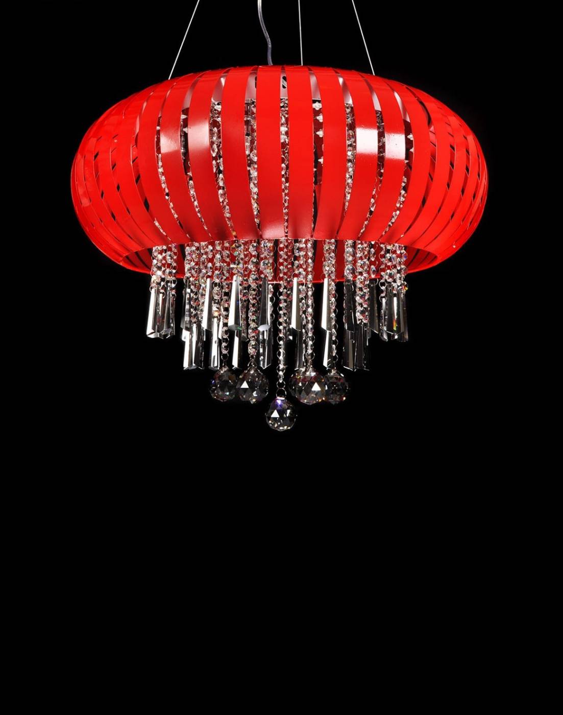 LDP 878 RD Подвесная хрустальная люстра Armada Lumina Deco LDP 878 RD