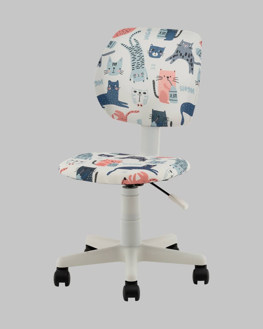 Компьютерное кресло Stool Group ЛОЛО 5256D-W Cats