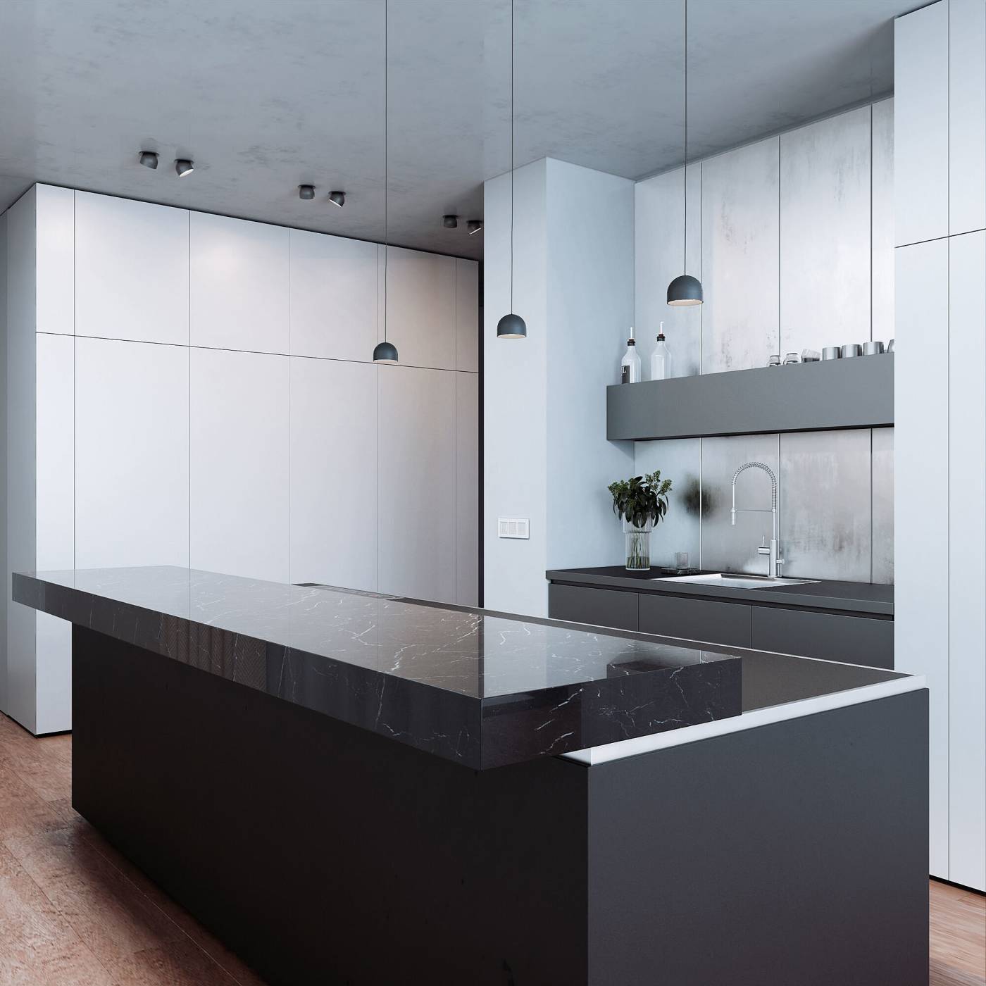 Светильник подвесной Elektrostandard Uno 50261 LED 8W 4000K графит