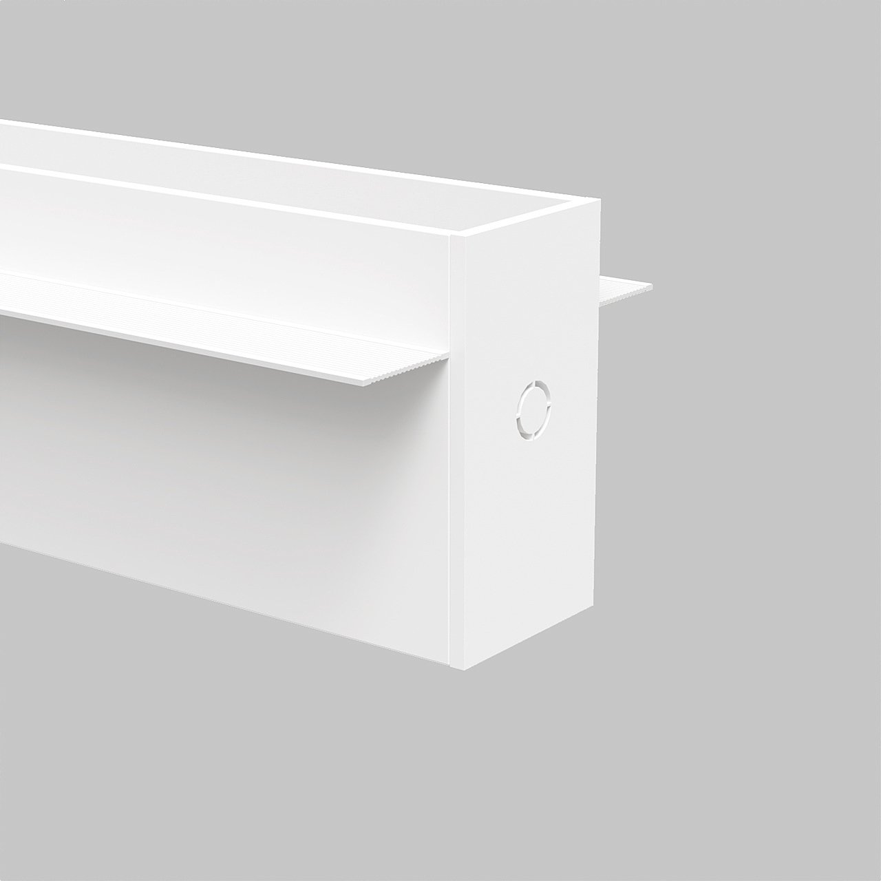 Шинопровод встраиваемый под ГКЛ 12 мм трековой системы SMART LINE 220В IMEX Smart Line IL.0050.2000-1-WH