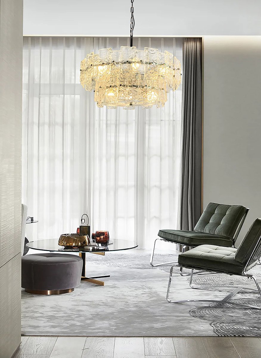 Подвесная люстра Delight Collection BRCH9161 BRCH9161WG nickel