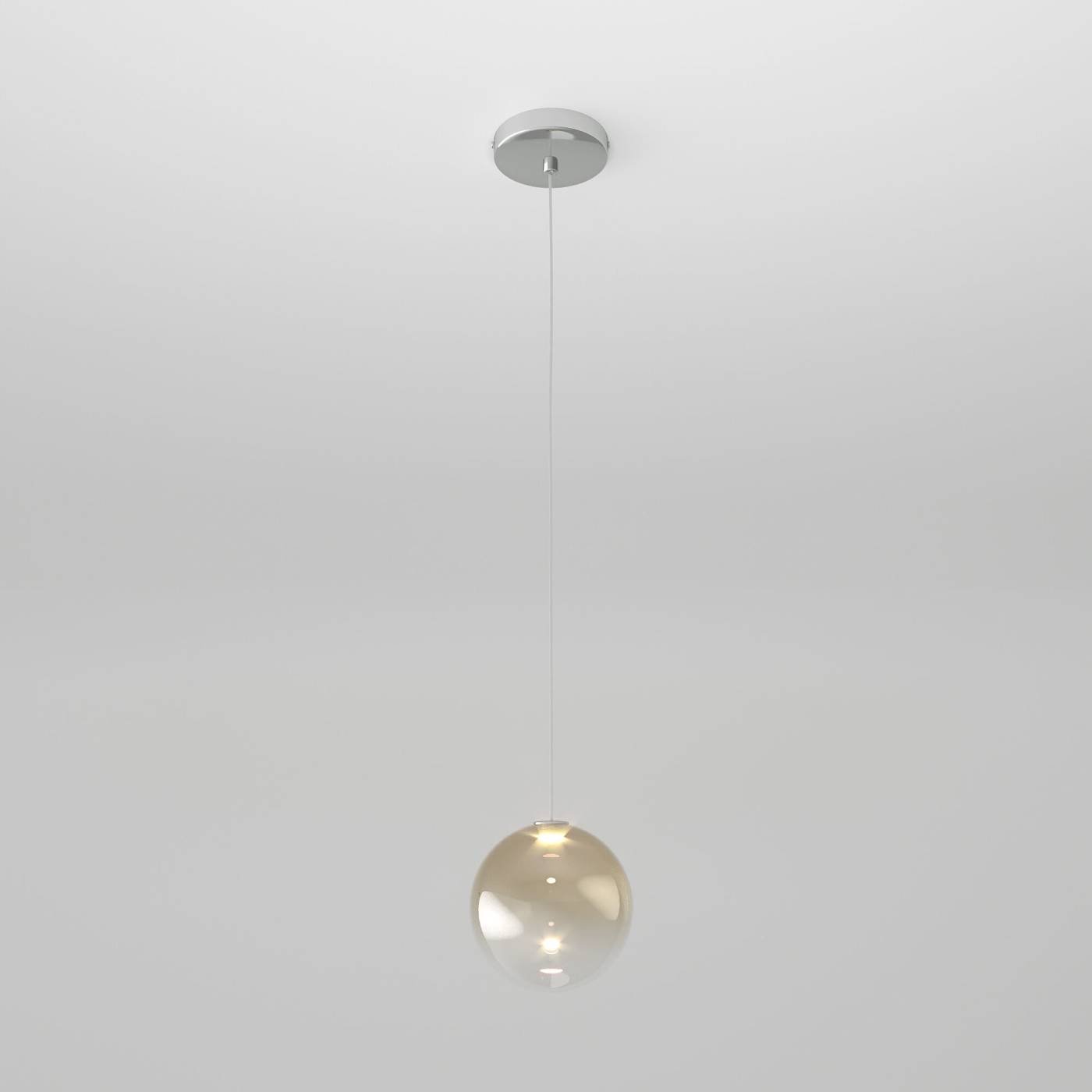 Светильник подвесной Eurosvet Wonder 50232/1 LED янтарный