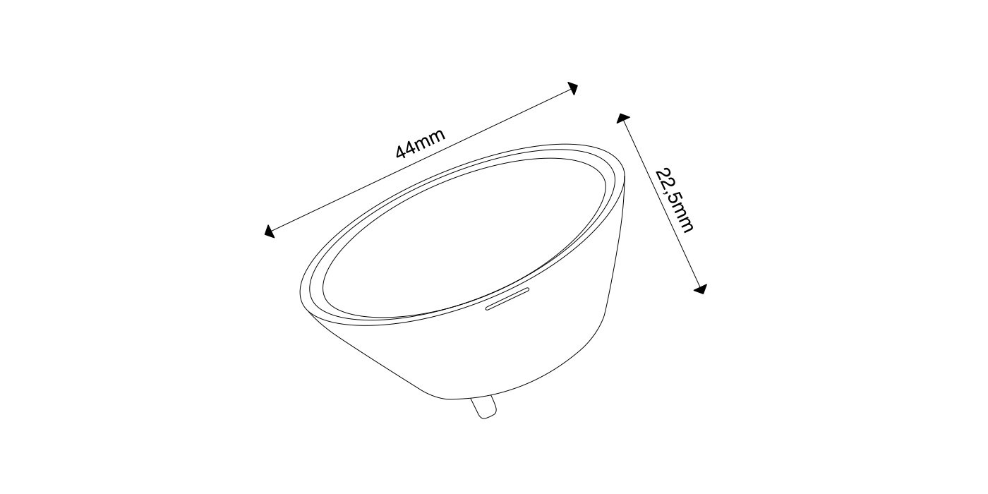 00-00004335 Рефлектор встраиваемый для светильников FS, FS-RFL-15, SWG PRO 00-00004335