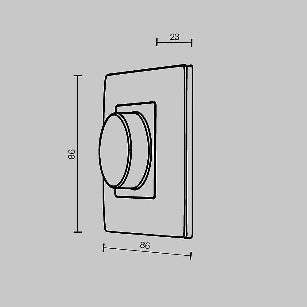 Роторная панель управления Lighting control Maytoni Панели управления 731003
