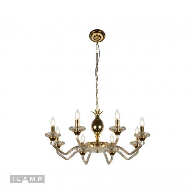 YT2049-8 GD+COG Люстра подвесная Flo iLamp YT2049-8 GD+COG