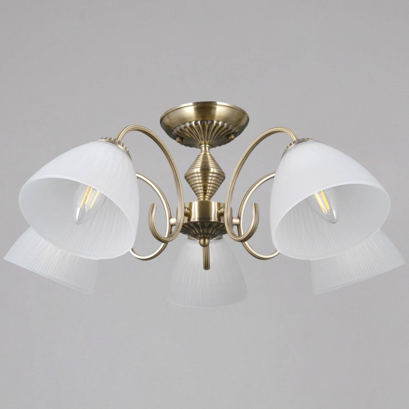 IL0897-5CSQ-26 AB ELITE Потолочная люстра ILLUMICO IL0897-5CSQ-26 AB ELITE