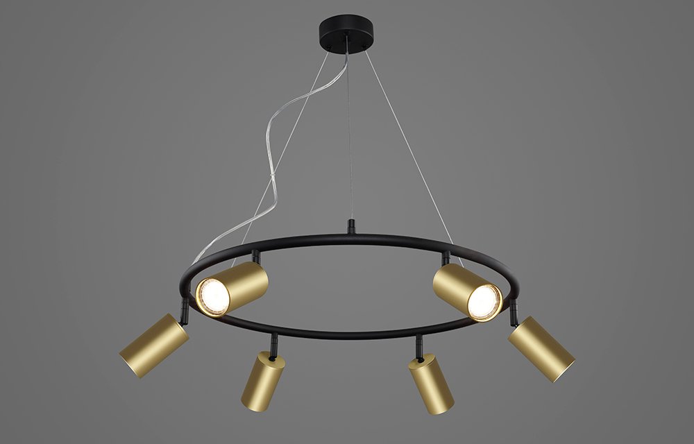 Подвесная люстра Crystal Lux Clt 015 CLT 015C6 D600 BL-GO