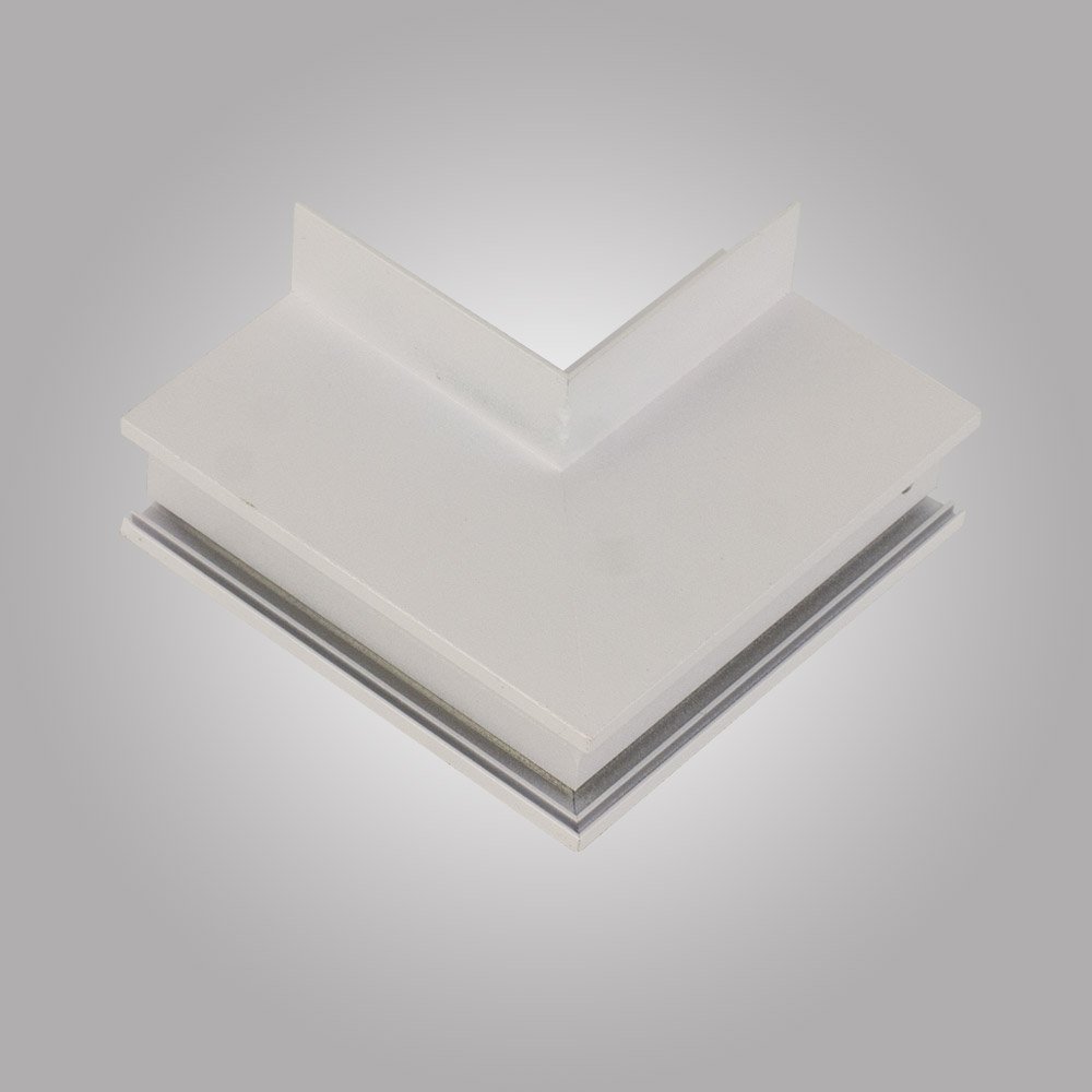 Коннектор для шинопровода AM Group MAGNET AM402 LL-20С90° ВНУТРЕННИЙ WH