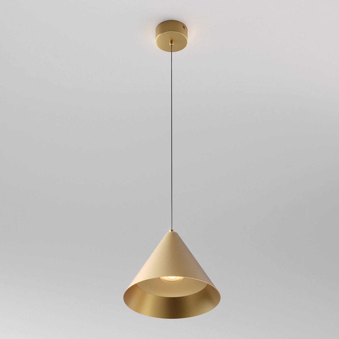 Светильник подвесной Elektrostandard Conus 50316 LED 16W 3000K золотой