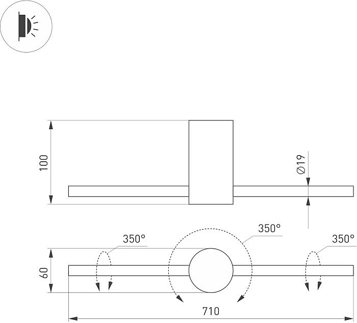 Настенный светильник Arlight Picaso 037346(1)