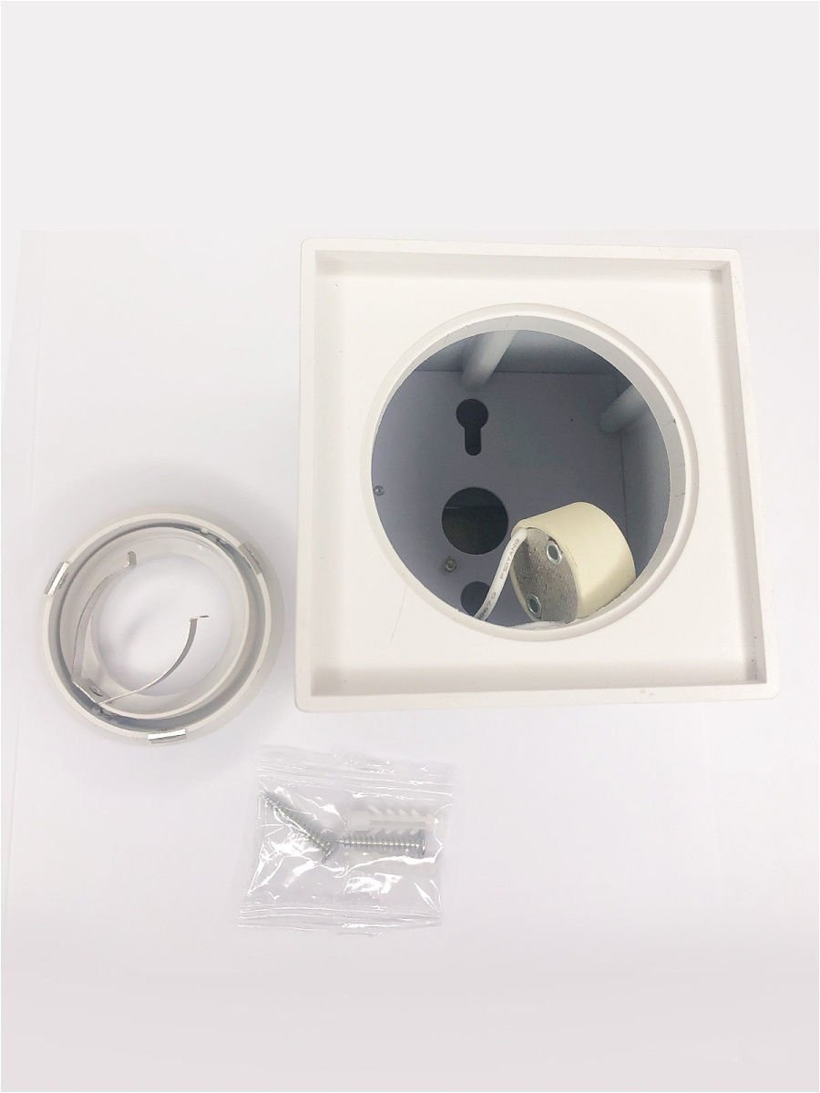 Накладной светильник Elvan NLS-507SQ/1-GU10-Wh