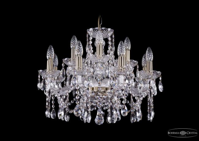 1413/8+4/200 Pa Подвесная хрустальная люстра 1413 Bohemia 1413/8+4/200 Pa