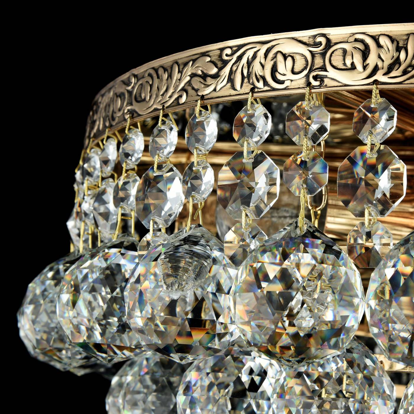 Потолочная хрустальная люстра Maytoni Gala DIA783-CL38-6-G