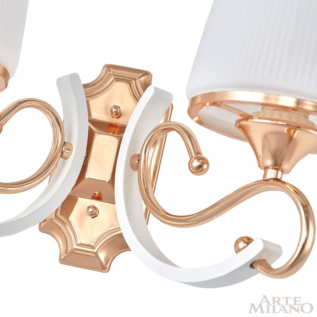 Настенное бра Arte Milano Florentia-3857 303857/2W Wh/Gd