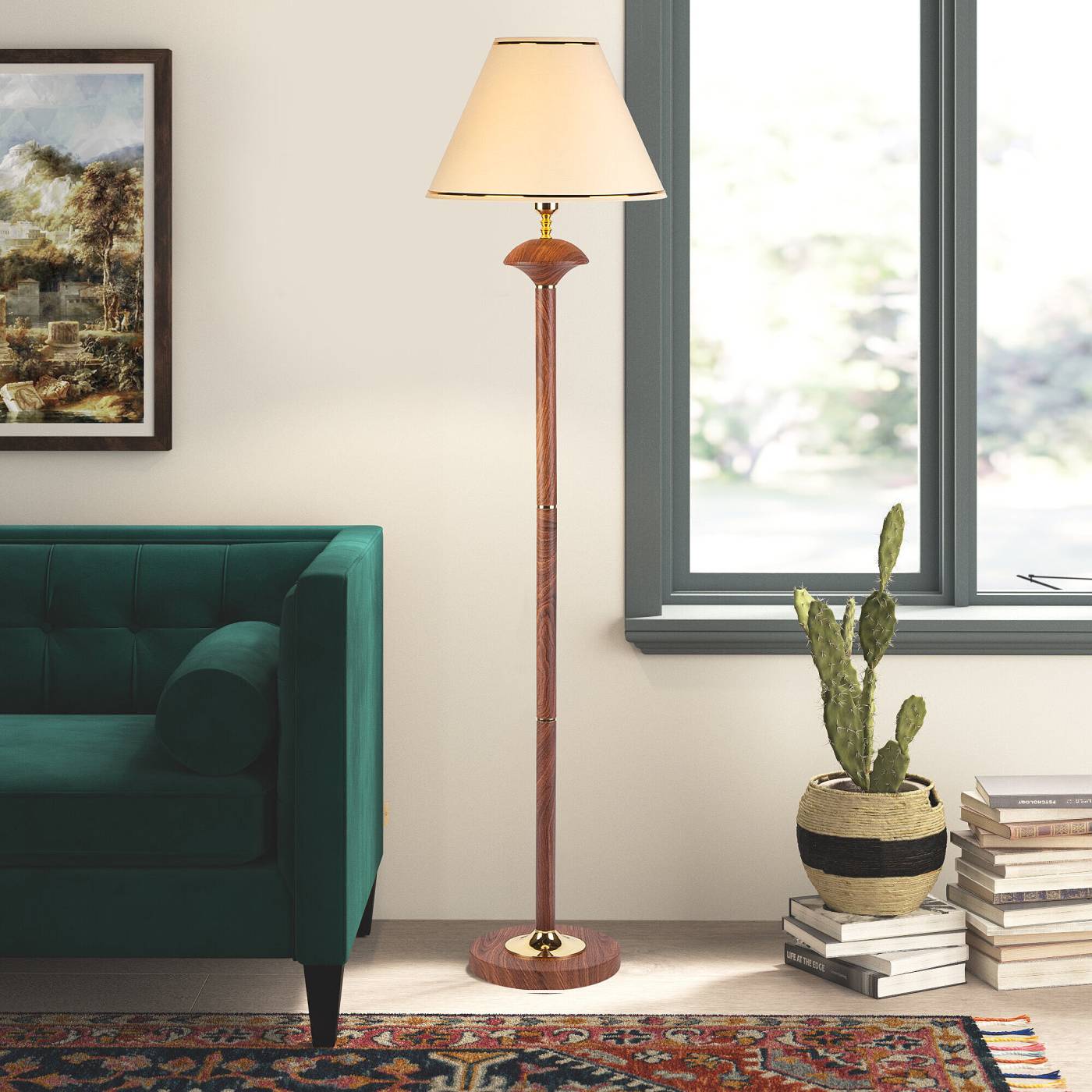 Торшер Eurosvet Lorenzo 01086/1 орех